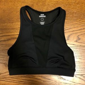 Good American Power Mesh Sports Bra XS S